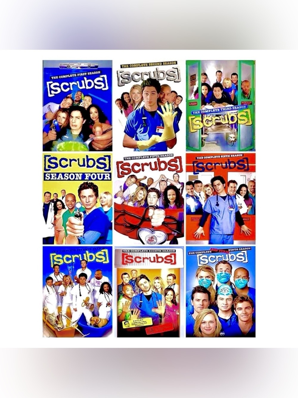 Scrubs: The Complete Series (DVD, 2010, 31-Disc Set)